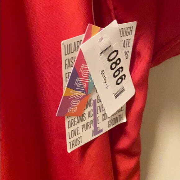 LuLaRoe Shirley Kimono 🆕 sz L Burnt Orange - Picture 2 of 6